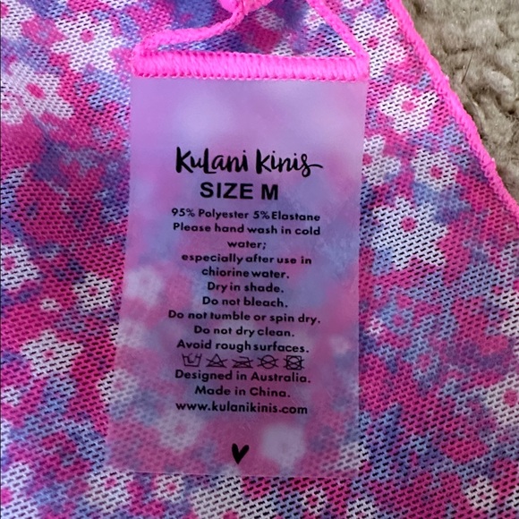 NEW KULANI KINIS women's mini mesh sarong in grape spritz - Picture 4 of 5